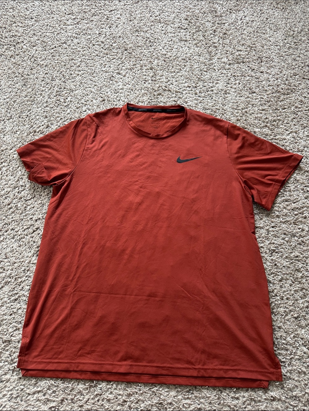 Nike Pro DR-FIT Men’s Tee - Rust